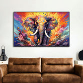 Toile - Elephant Splash